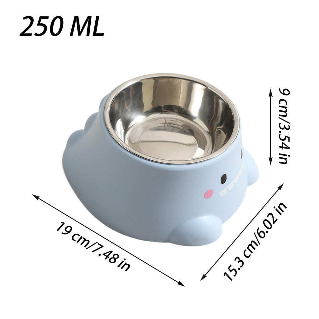 Cat Bowls - Feeder Dogs, Neck Support Bowl Pets, Anti-Spill Puppy Kitten Feeder Pets | Cat Slanted Neck Support Drinking Travel Floor Outdoor Indoor Living Room Lettuce