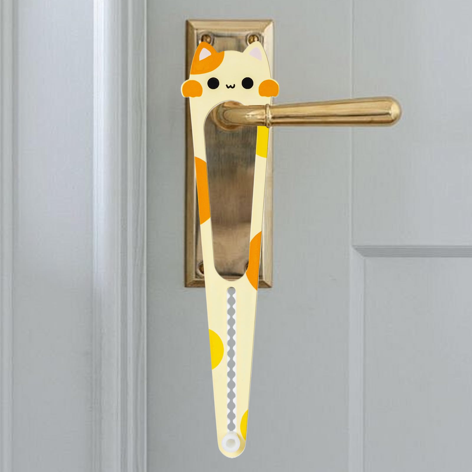 Cat Door Lock Prevents Dog Entry - Blocker Gates Kitten | 15 Sizes Adjustable No Drilling | Pet Storage Wedge for Pantry, Cupboard, Apartment or Bedroom