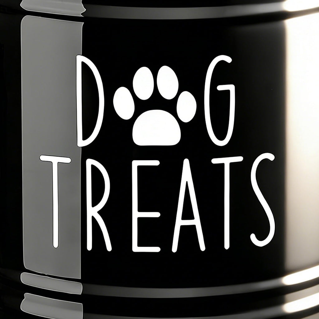 Dog Food | Metal Airtight Organizer Bin | Sealed Pet Food Storage features a strong metal build that handwith handle and lid | for Puppy Bird Feeding Snacks Treats Cabinet Counter