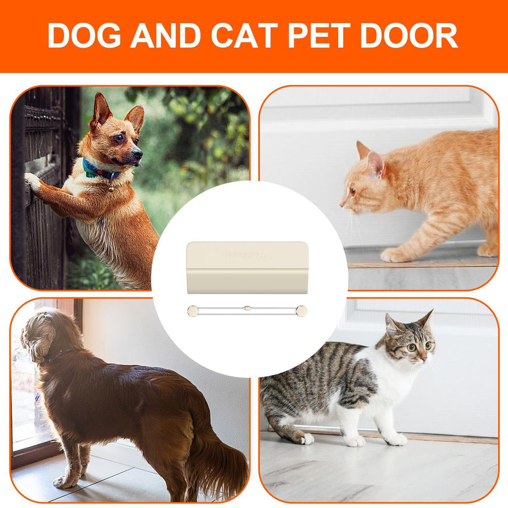 KFZ Pet Door Stop Door Opener Discreet Access Solution for Cats and Dogs | Removable Door Handle, Pet Accessories for Bedrooms
