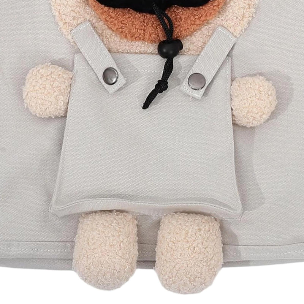 DOG CARRY BAG - Soft Pouch Made of Cute Canvas, Lightweight Pet Tratot Provides Comfort and Safety for Small Dogs | Handy Outdoor Accessory for Veterinarian Visits Grooming Car Airport