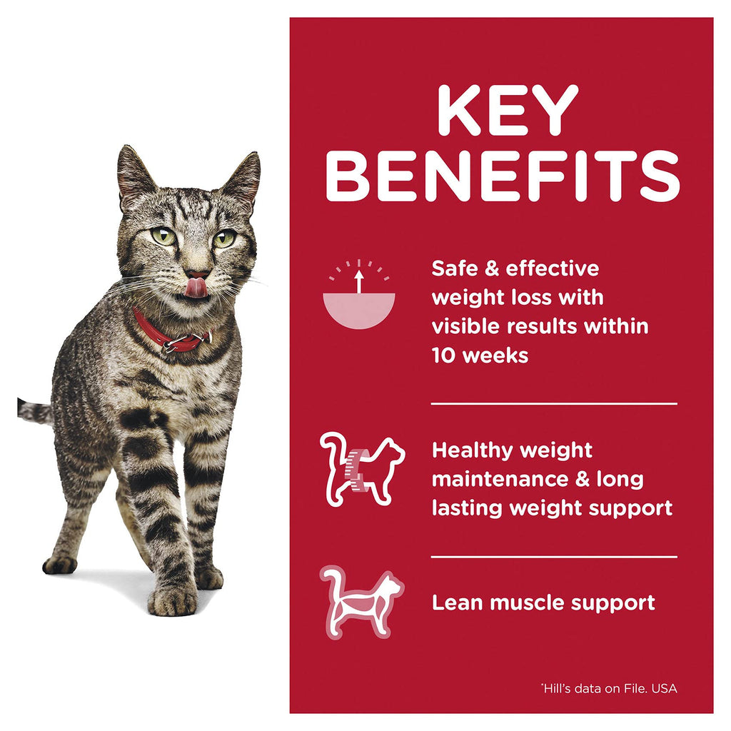 Hill's Science Diet Adult Wet Cat Food, Perfect Weight Chicken, 85g, 12 Pack, Cat Food Pouches