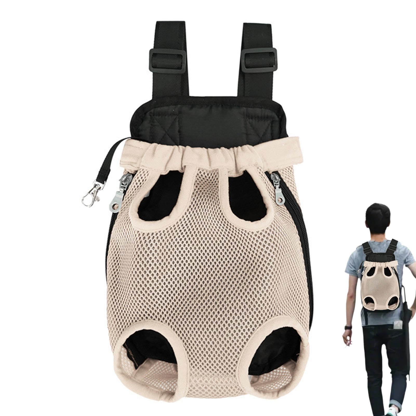 Cat Backpack, Dog Carry Backpack, Pet Backpack Kitten Backpack Carrier, Leg Out Cat Travel Backpack, Dog Backpack, Adjustable Pet Carrier, Hiking and Travel Cat Backpack