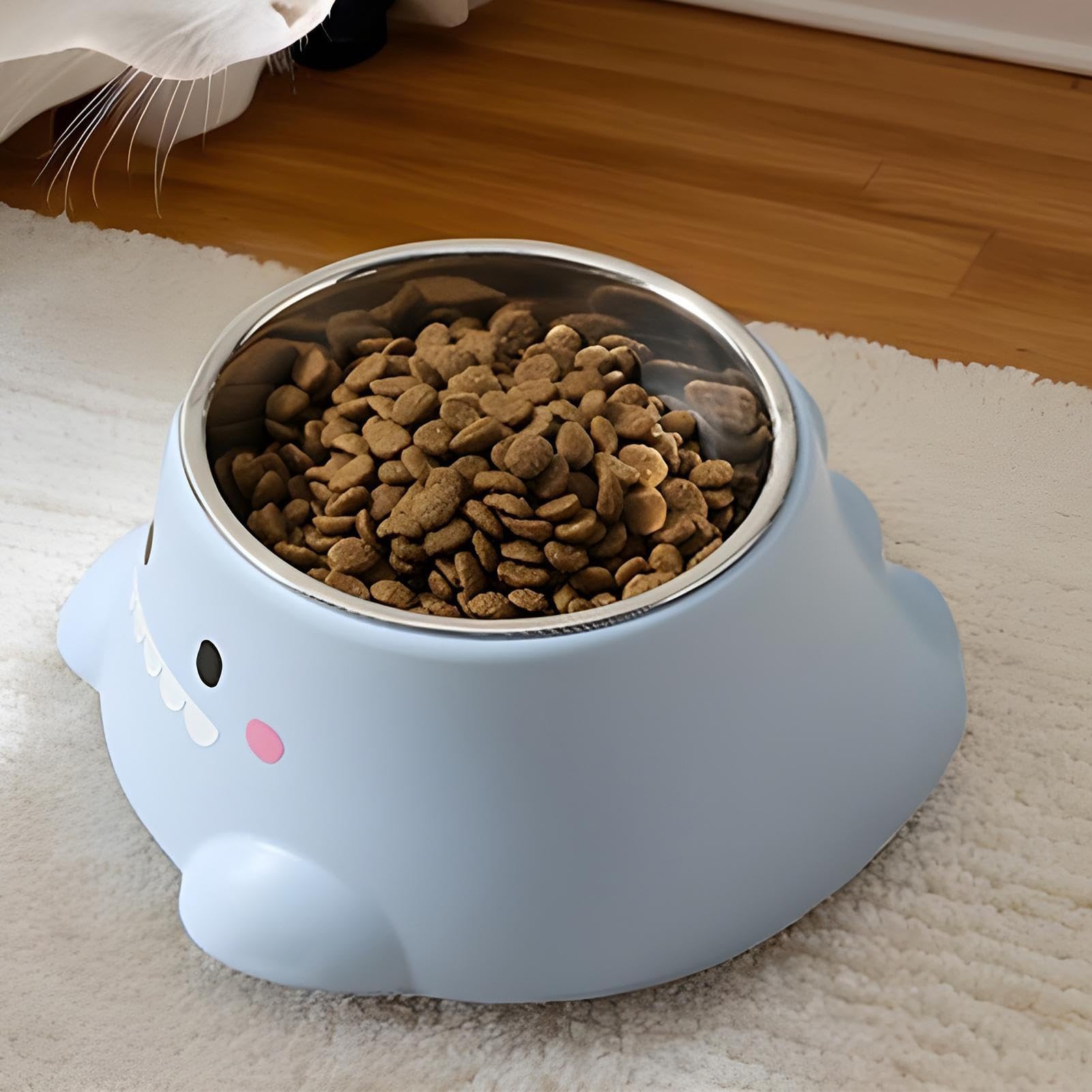 Cat Bowls - Feeder Dogs, Neck Support Bowl Pets, Anti-Spill Puppy Kitten Feeder Pets | Cat Slanted Neck Support Drinking Travel Floor Outdoor Indoor Living Room Lettuce