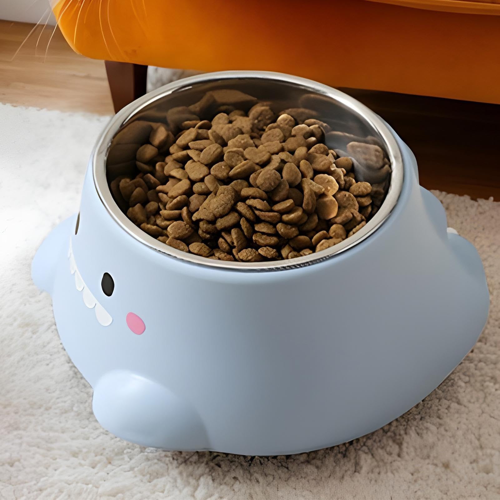 Cat Bowls - Feeder Dogs, Neck Support Bowl Pets, Anti-Spill Puppy Kitten Feeder Pets | Cat Slanted Neck Support Drinking Travel Floor Outdoor Indoor Living Room Lettuce